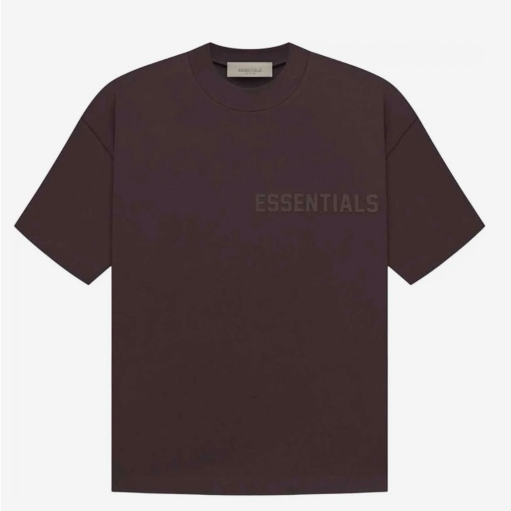 Essentials Men's Plum Short Sleeve Tee
